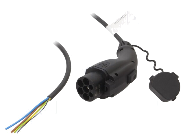 Kabel: eMobility; 1x0,5mm2,3x2,5mm2; 250V; 4kW; IP44; GB/T,draden Kabel: eMobility; 1x0,5mm2,3x2,5mm2; 250V; 4kW; IP44; GB/T,draden